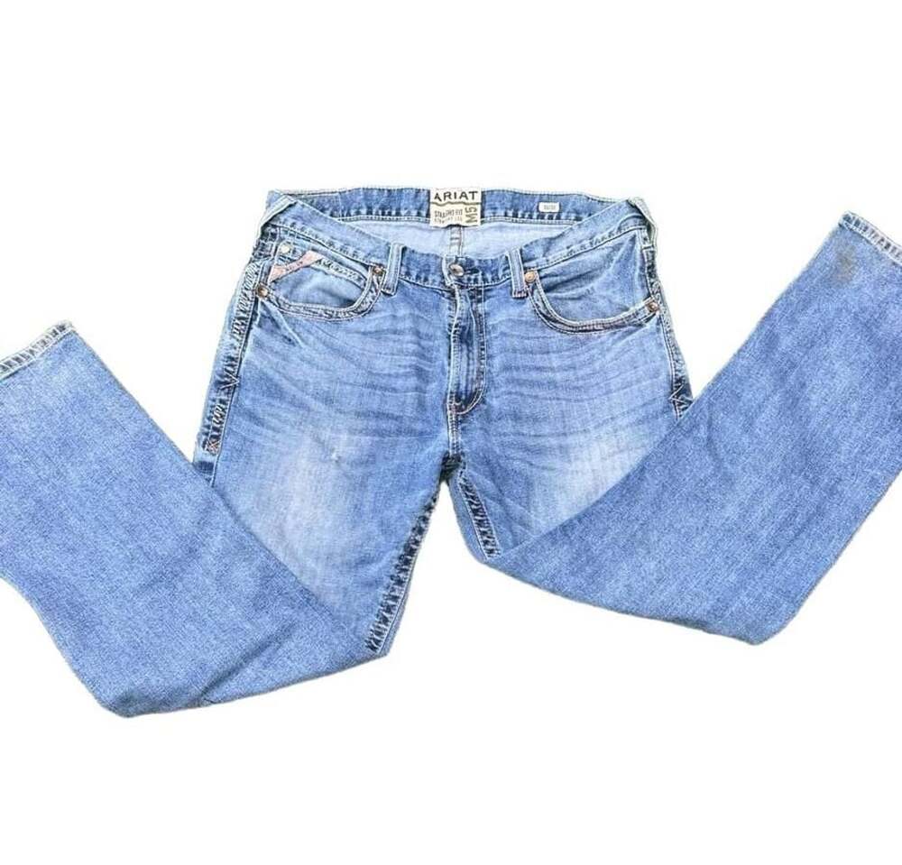 Ariat M5 Straight Fit Straight Leg Denim Jeans 35/30